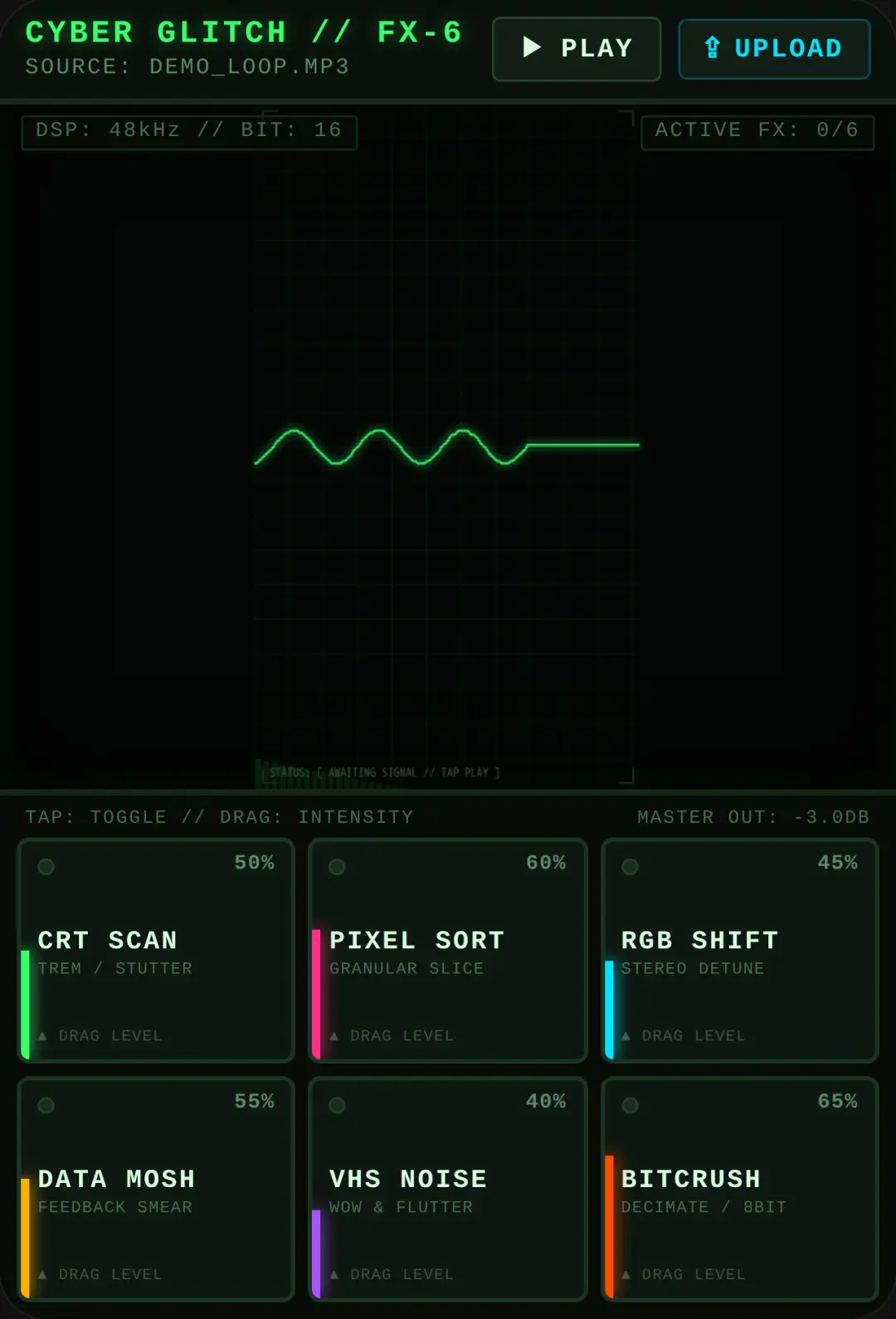 Cyber Glitch Audio Pedal cover