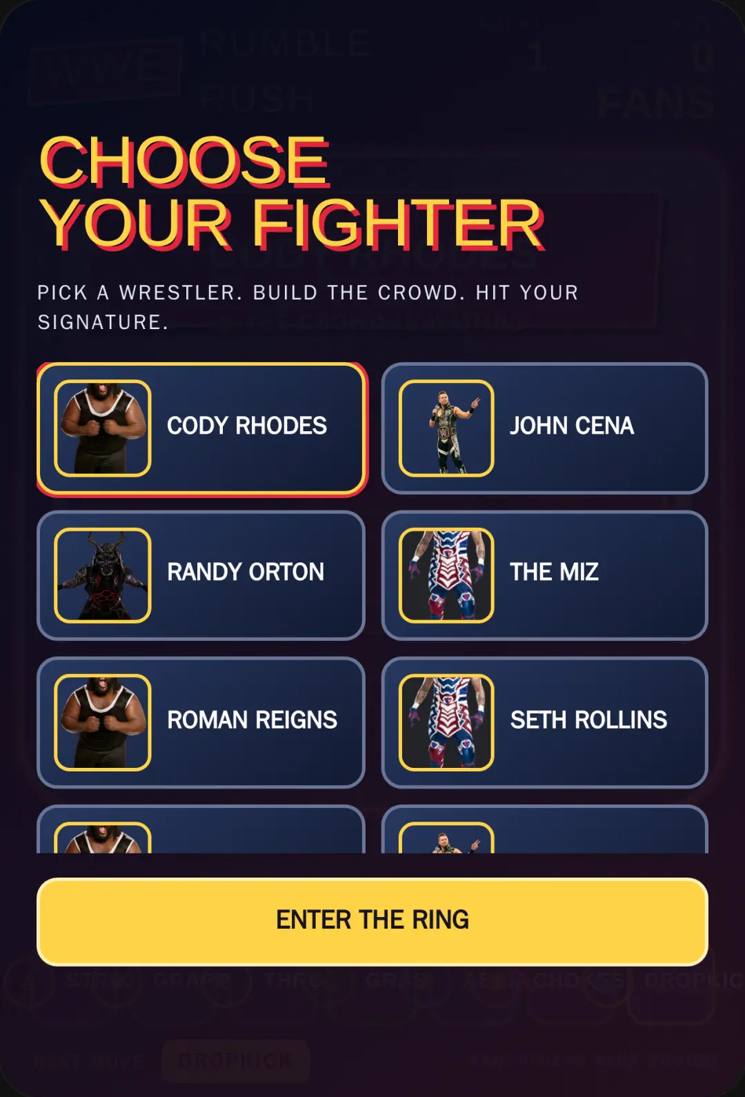 WWE Rumble Rush cover