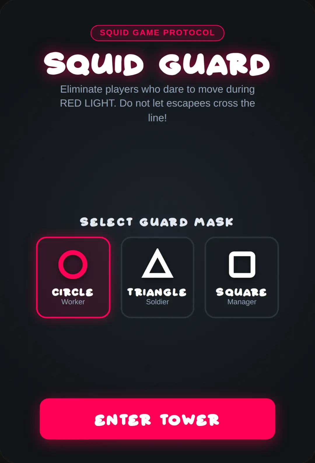 Squid Guard: Red Light Green Light cover