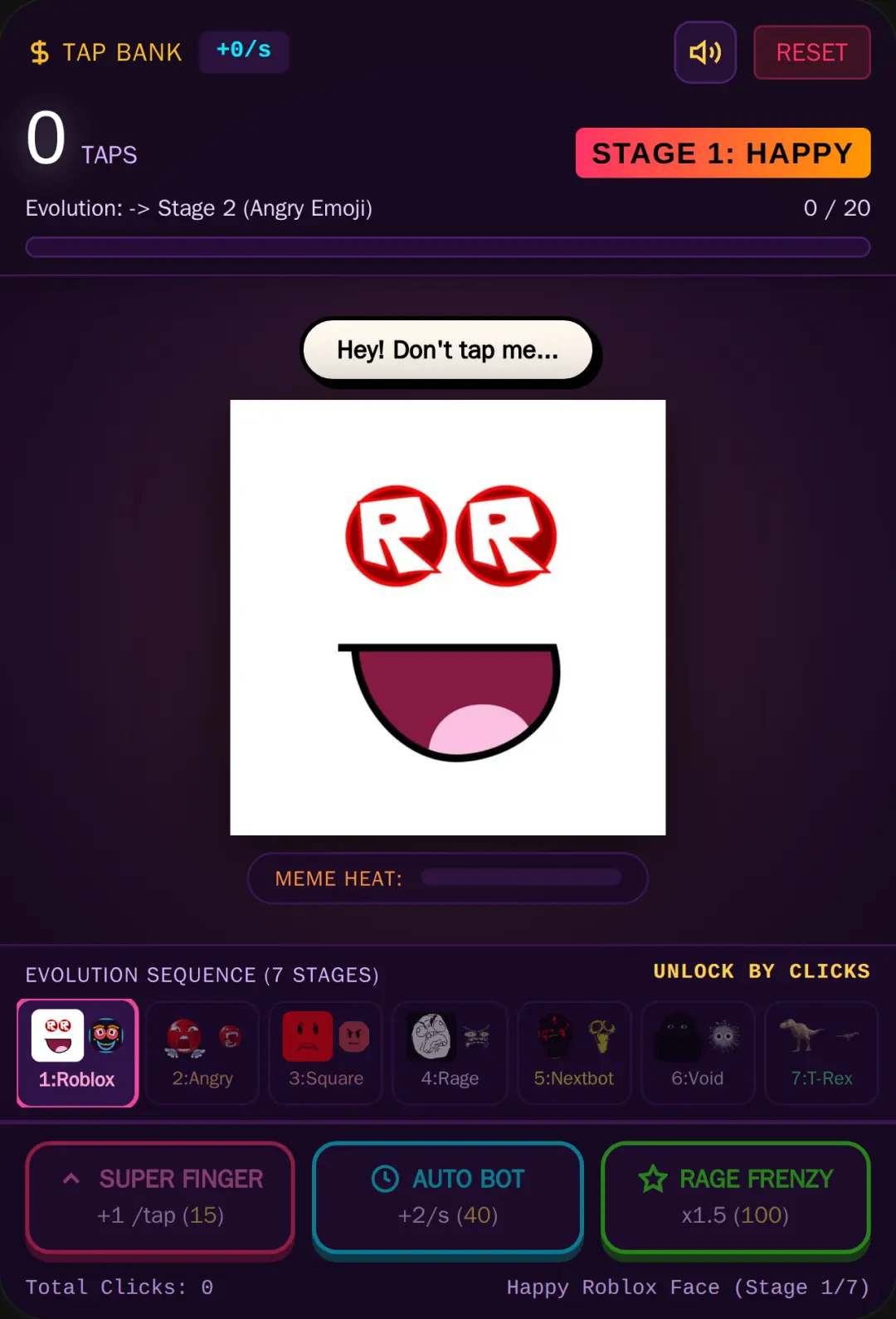 Meme Face Tap Evolution cover