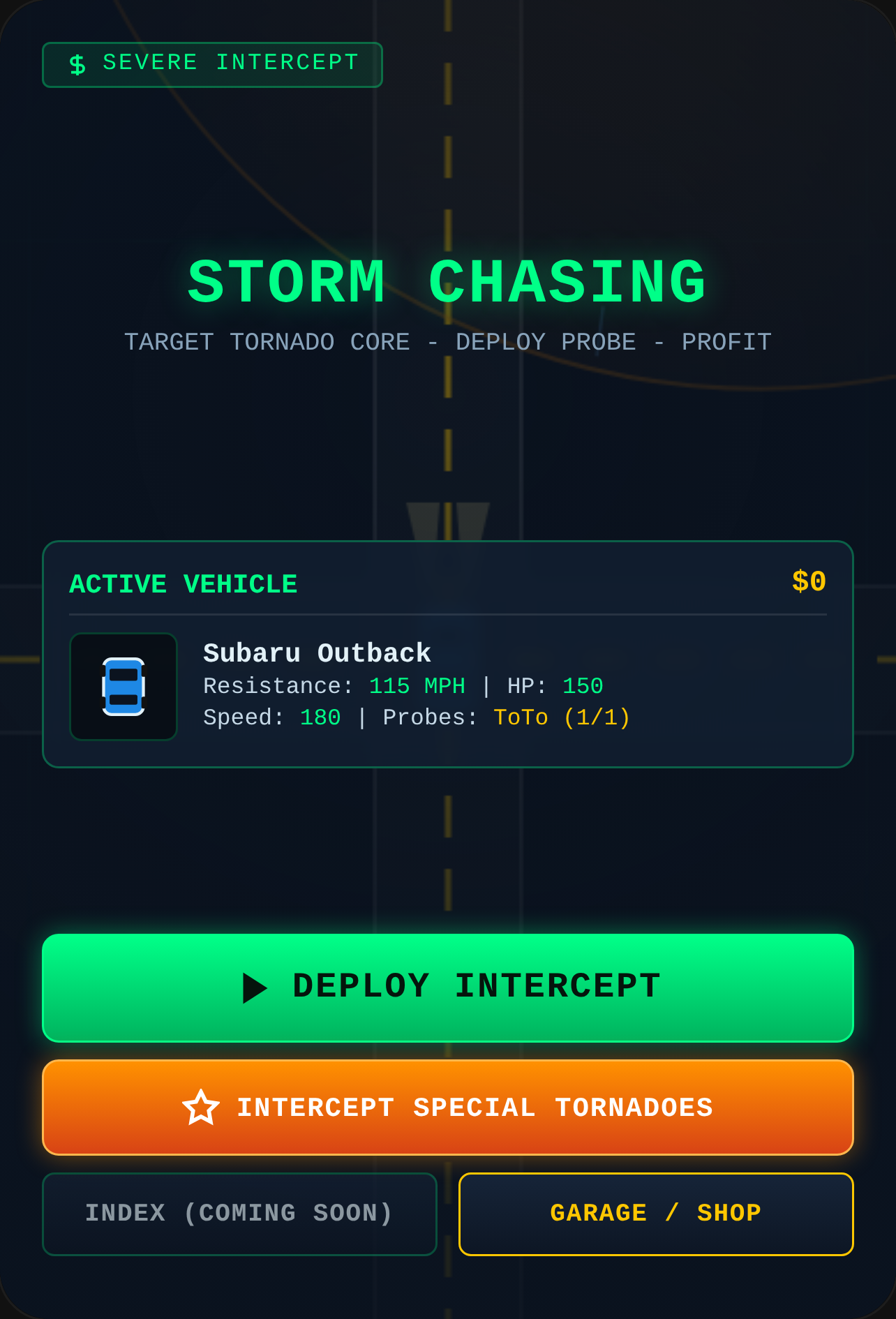 2D Storm Chasing - Severe Weather Intercept ( prototype) cover