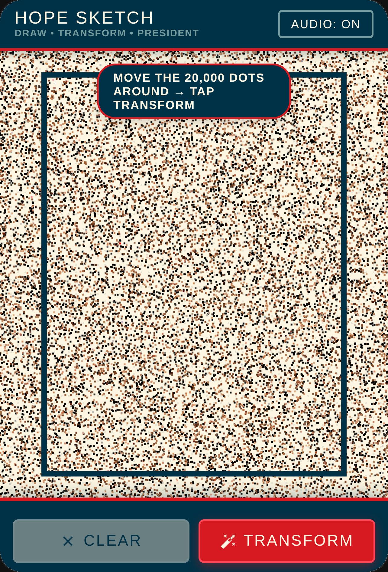 Hope Sketch: Transform into Obama cover