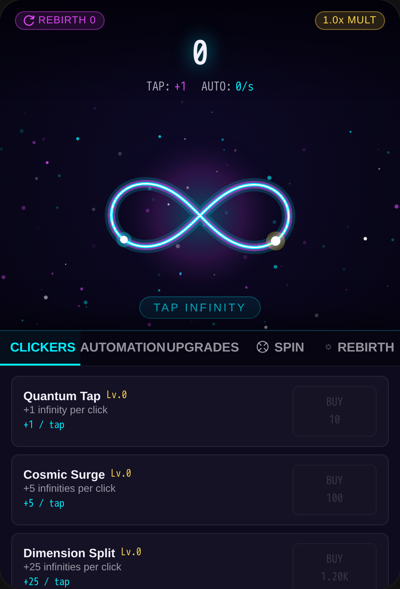 Infinity Clicker cover