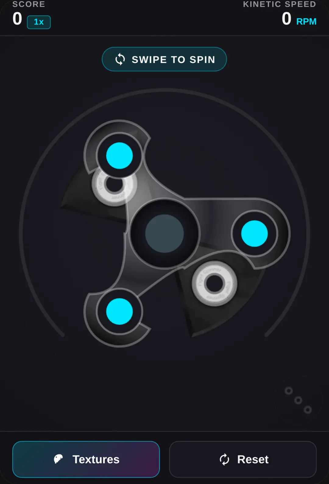 Kinetic Texture Spinner cover