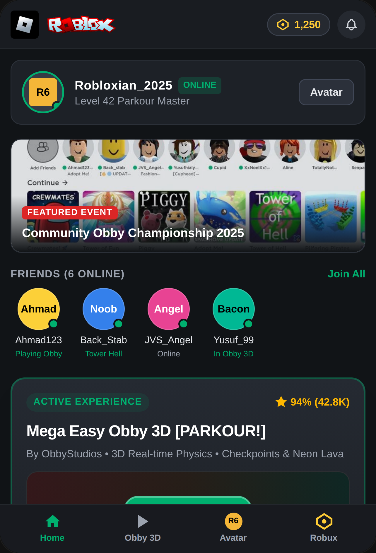Roblox Mobile & 3D Obby cover