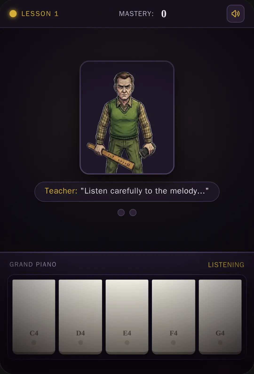 The Strict Piano Teacher cover