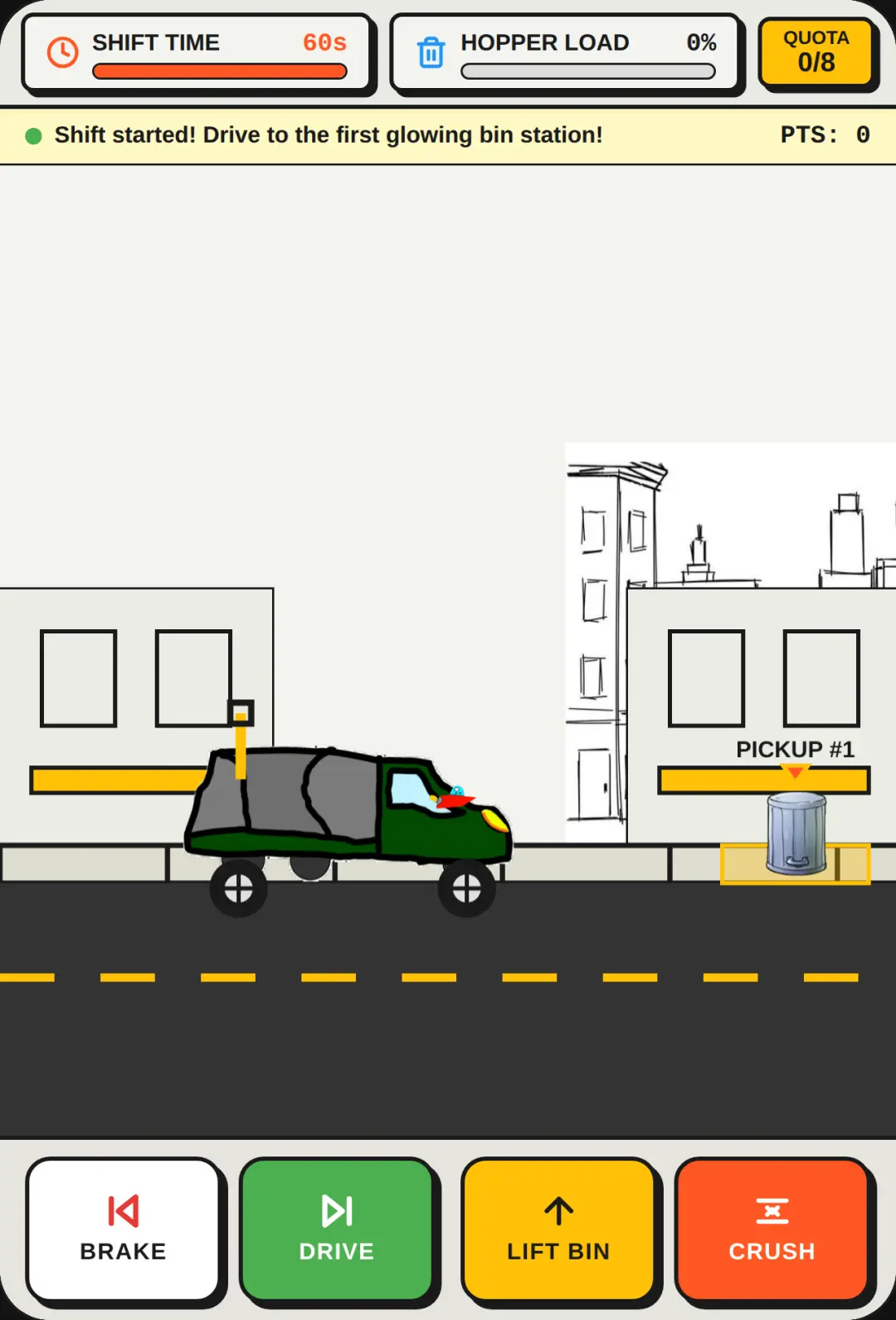 Stickman Dumpster Truck cover