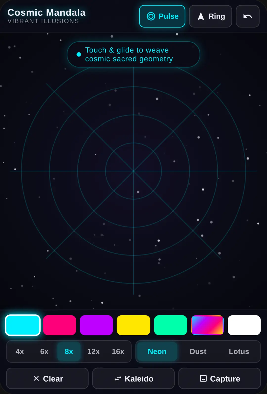 Cosmic Mandala & Vibrant Illusions cover