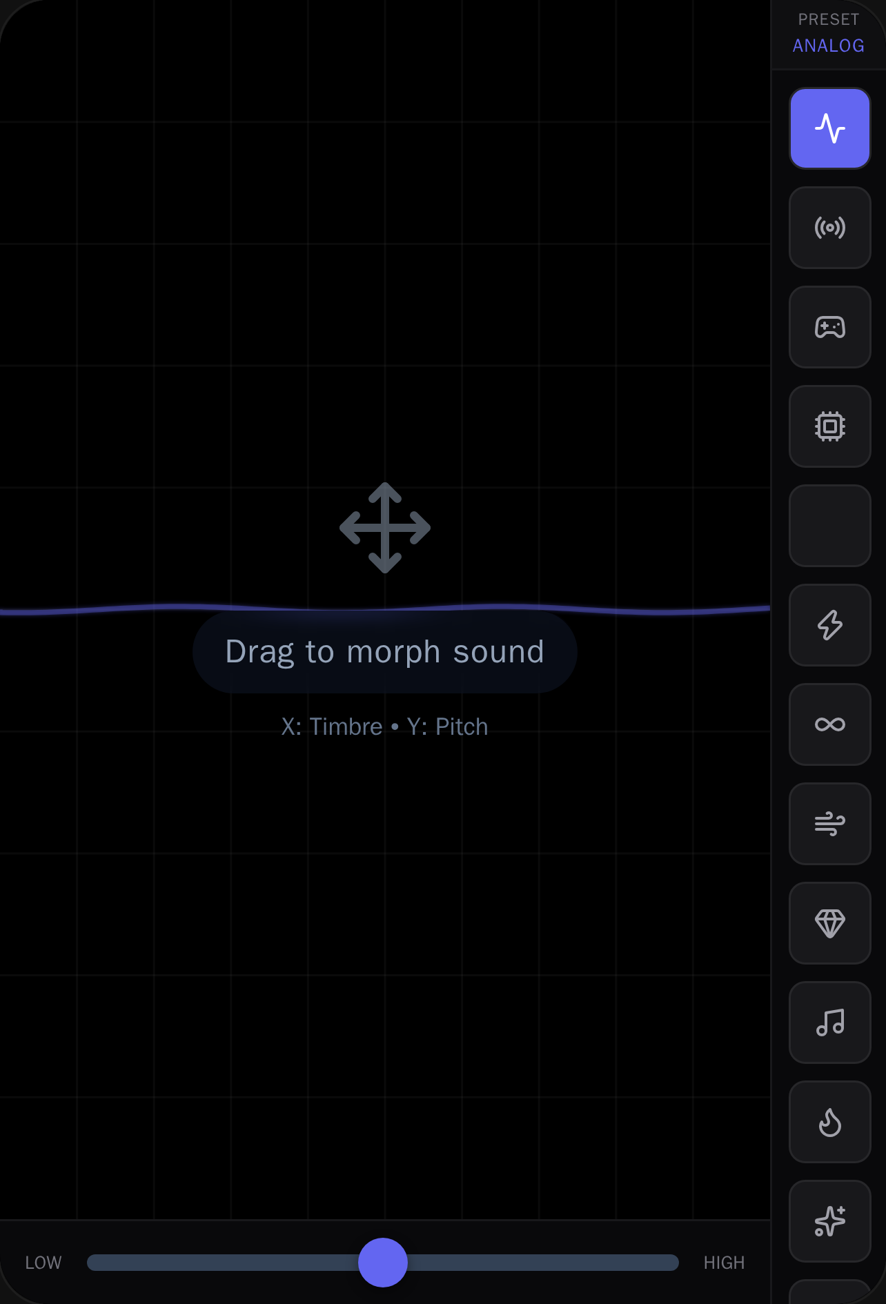 Sonic Morph XY Synth cover