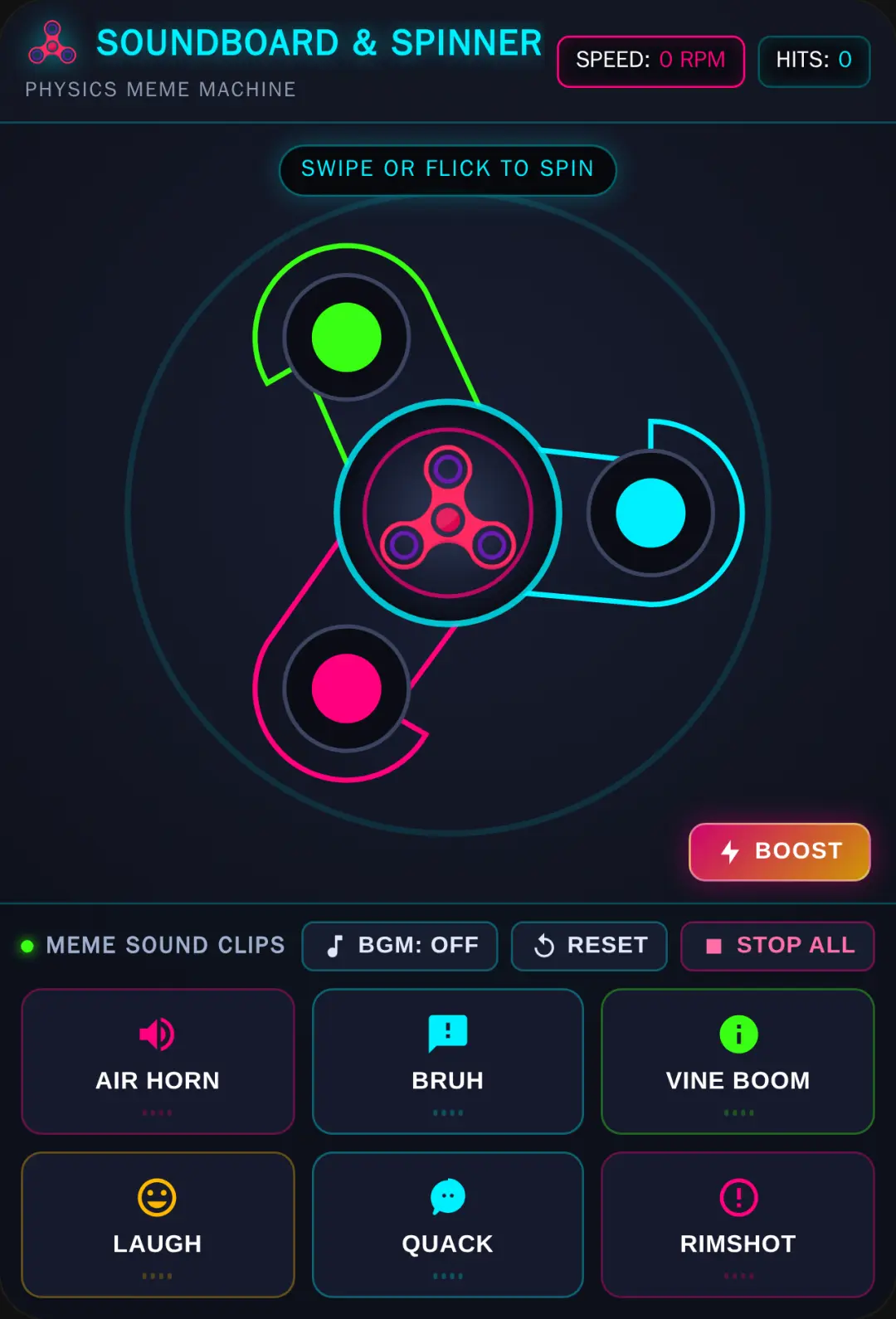 Cyber Soundboard & Spinner cover