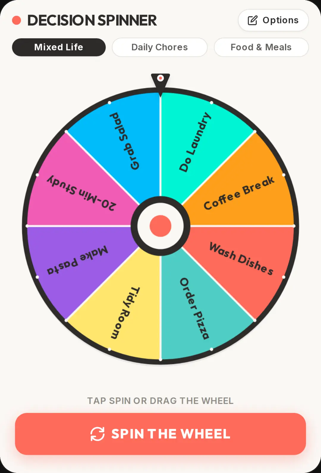 Decision Spinner cover