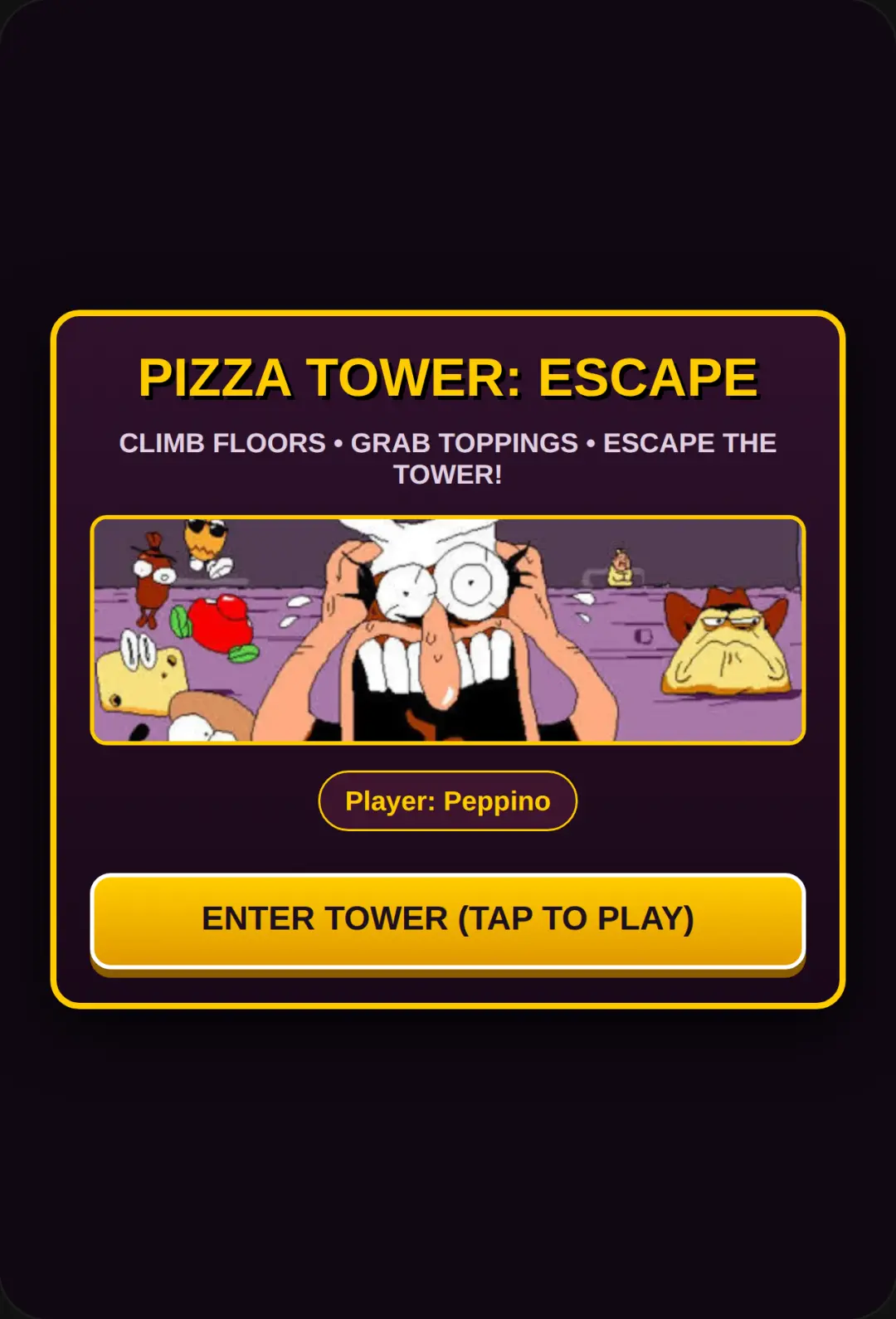 Pizza Tower: Peppino Escape cover