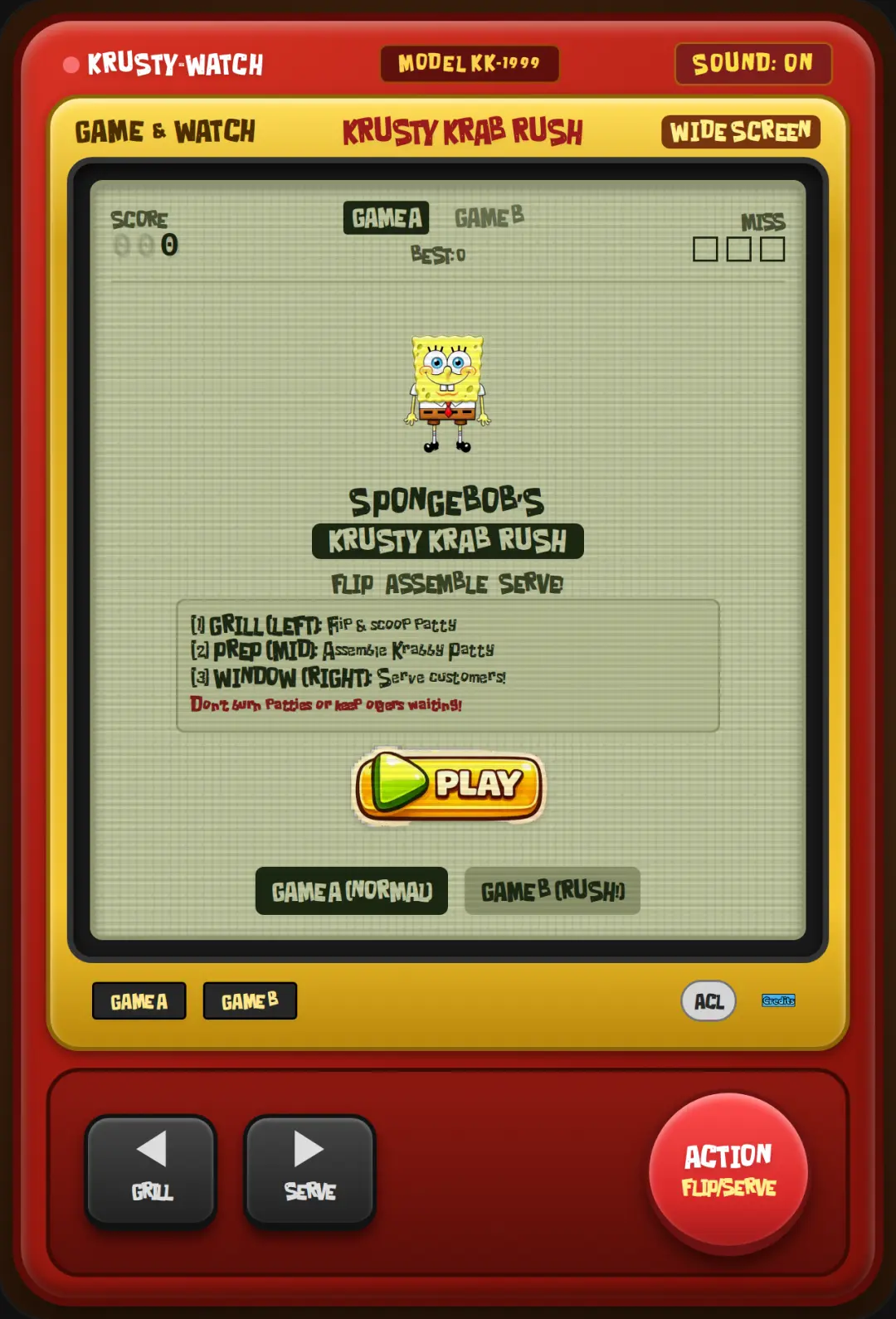 SpongeBob's Krusty Krab Rush cover