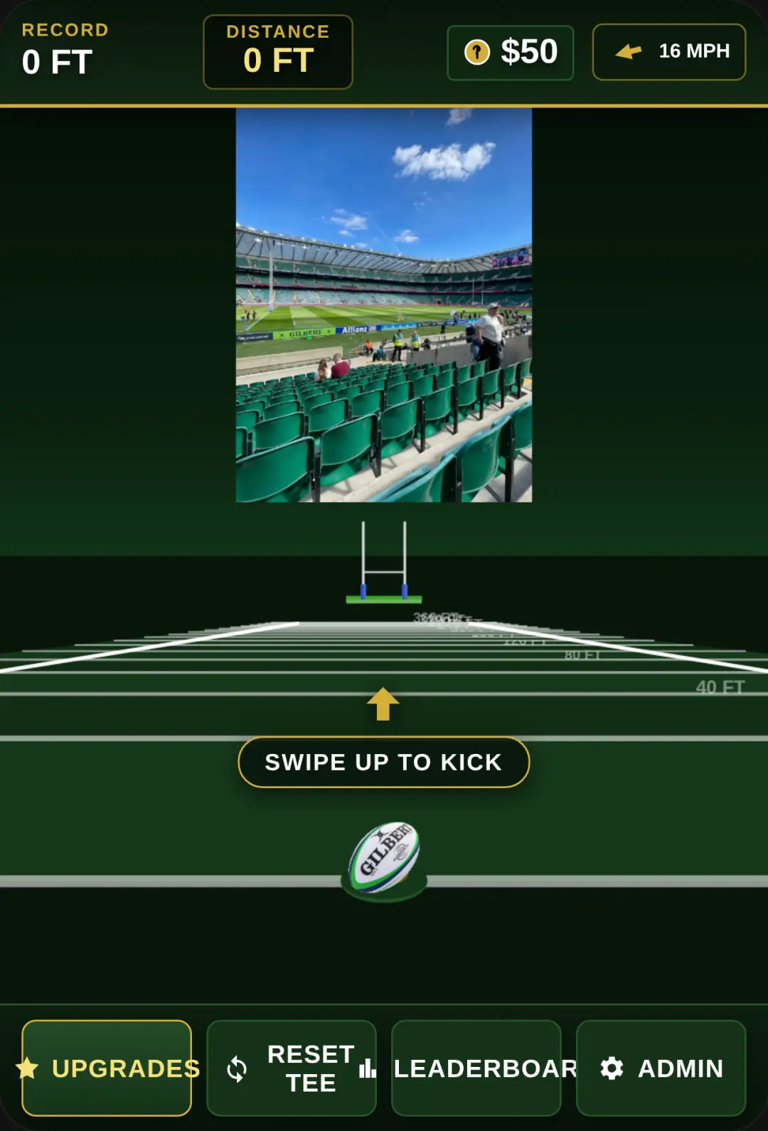 Rugby Flick Arcade cover