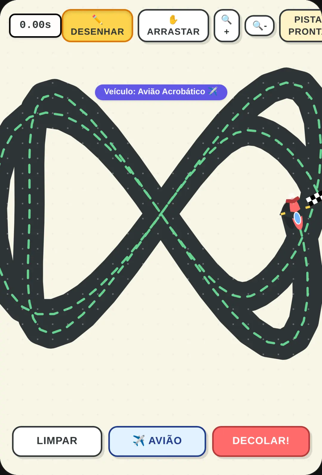 Sketch Racer: Avião, Curvas & Animais