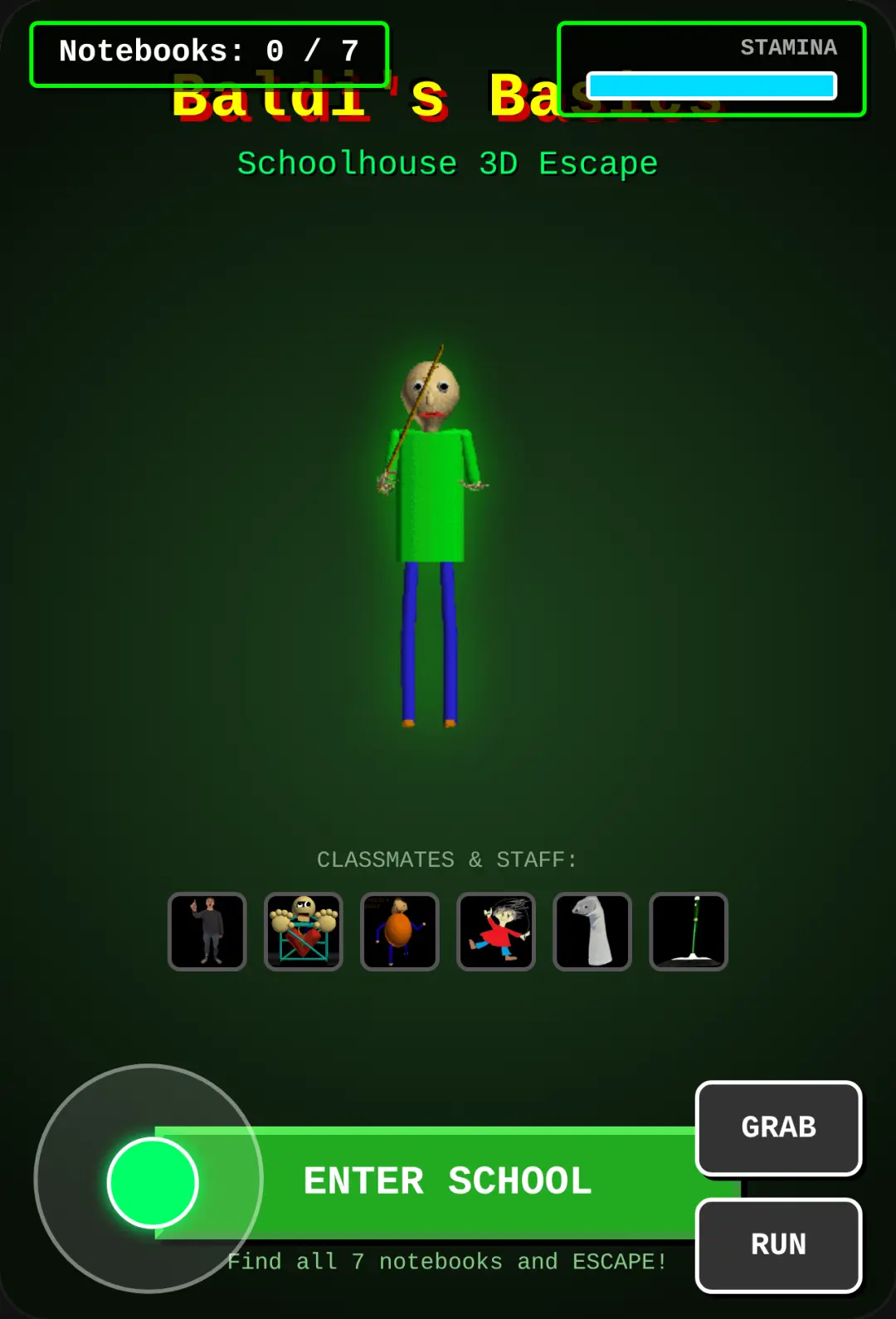 Baldi's Basics: Schoolhouse Escape cover