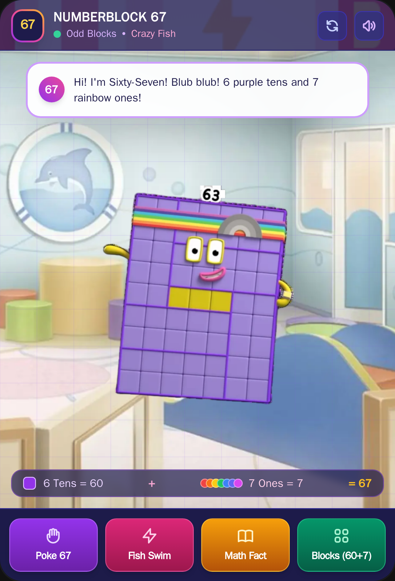 Meet Numberblock 67 cover