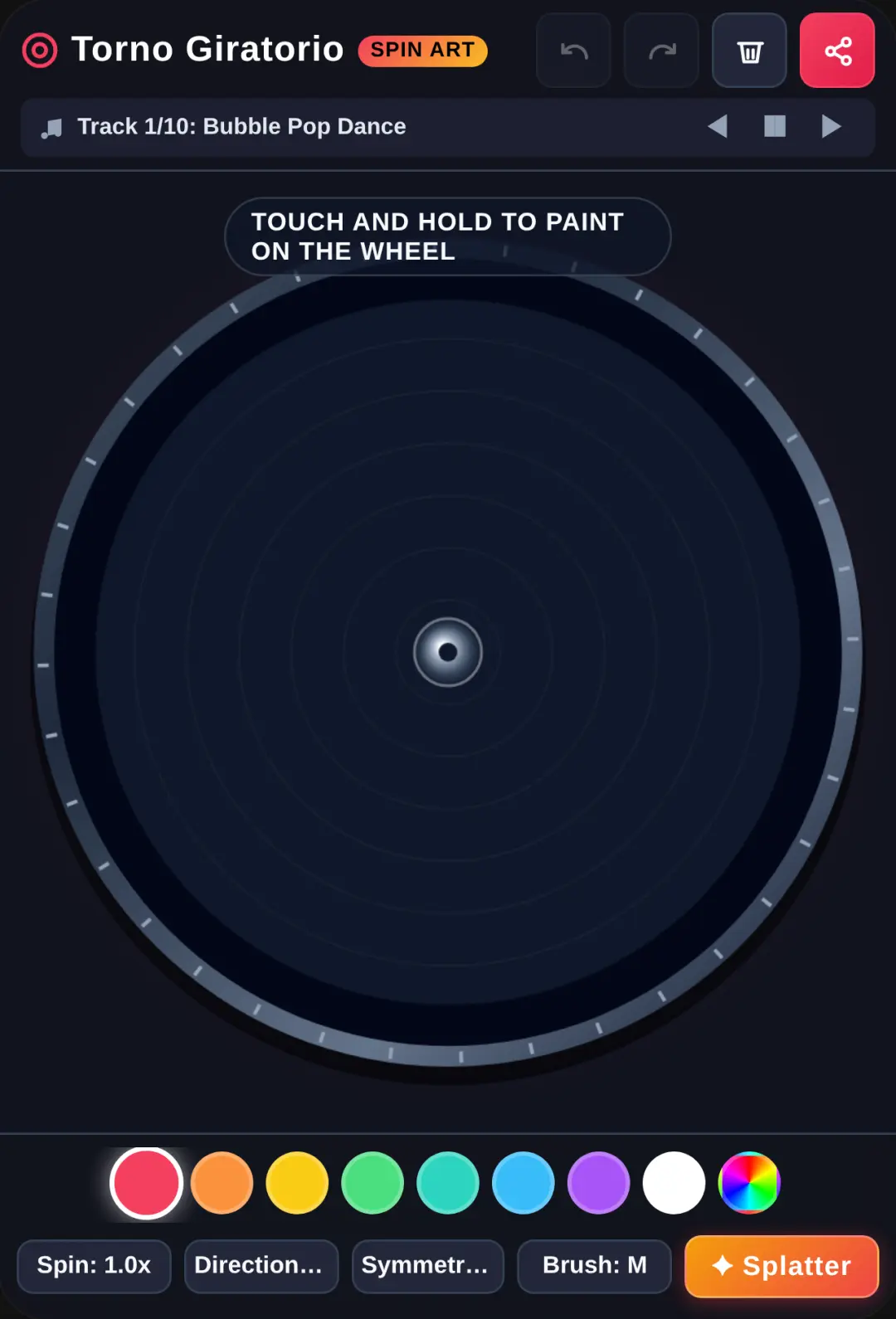 Spin Art Turntable cover