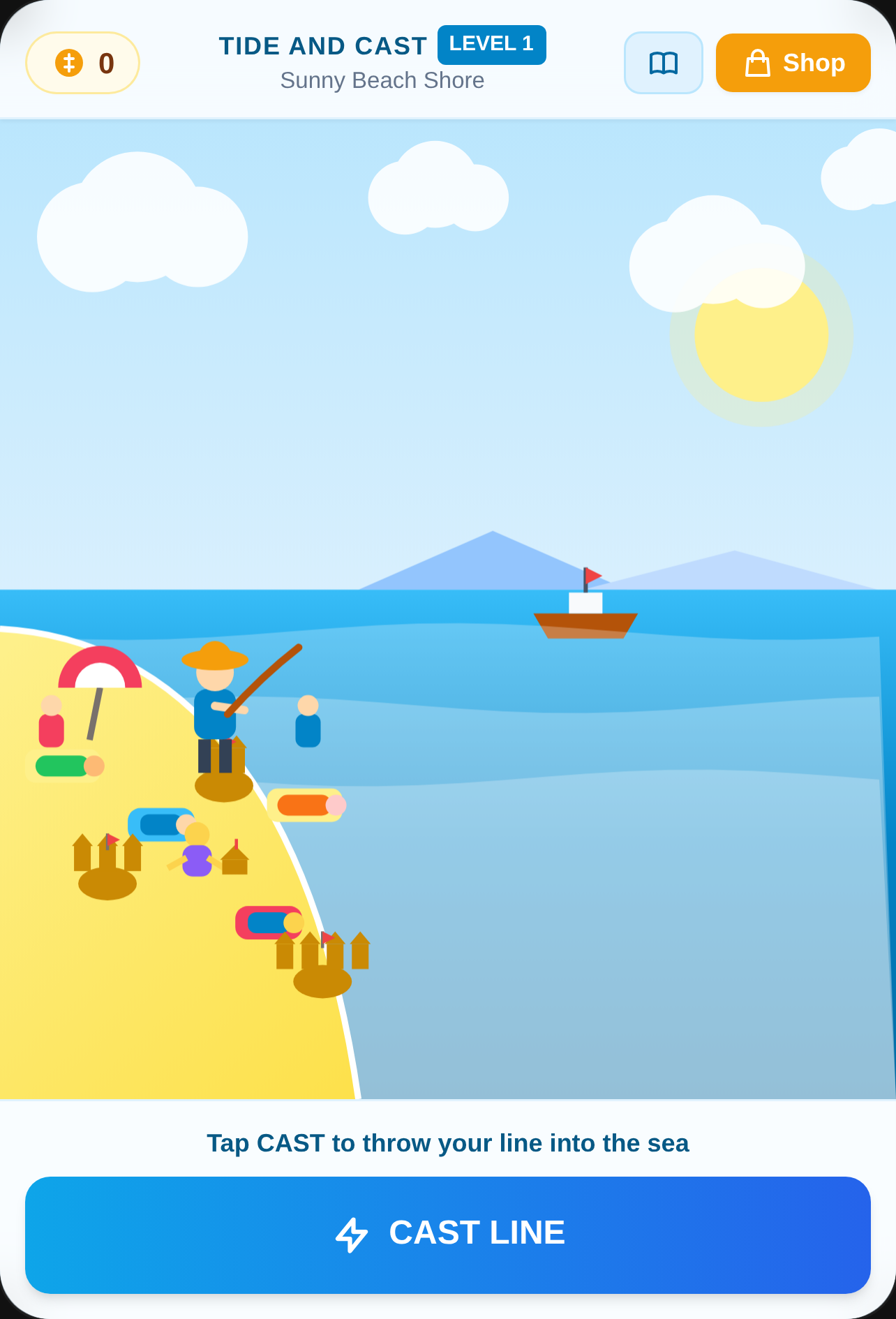 Tide and Cast - 2D Beach Fishing cover