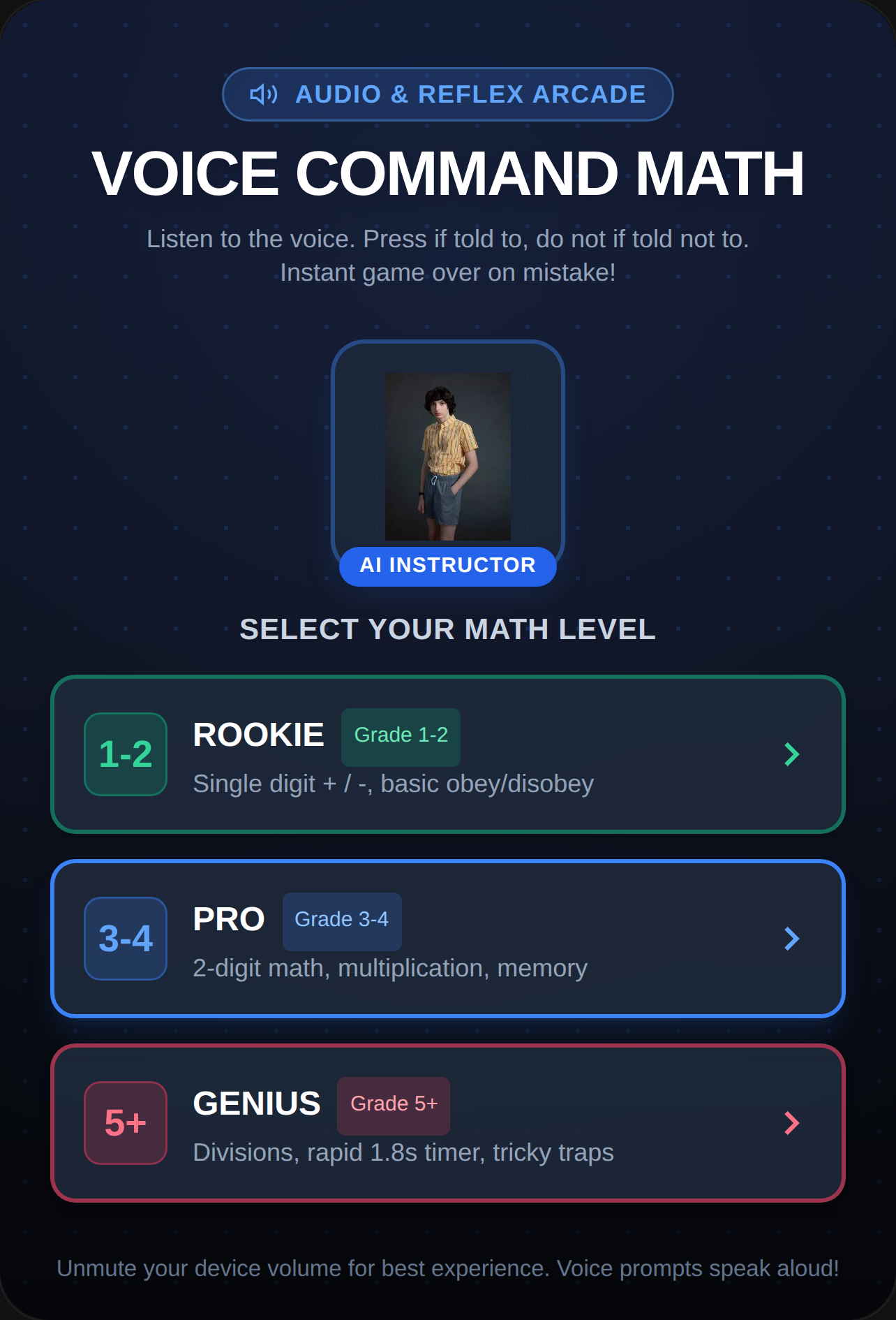 Voice Command Math cover