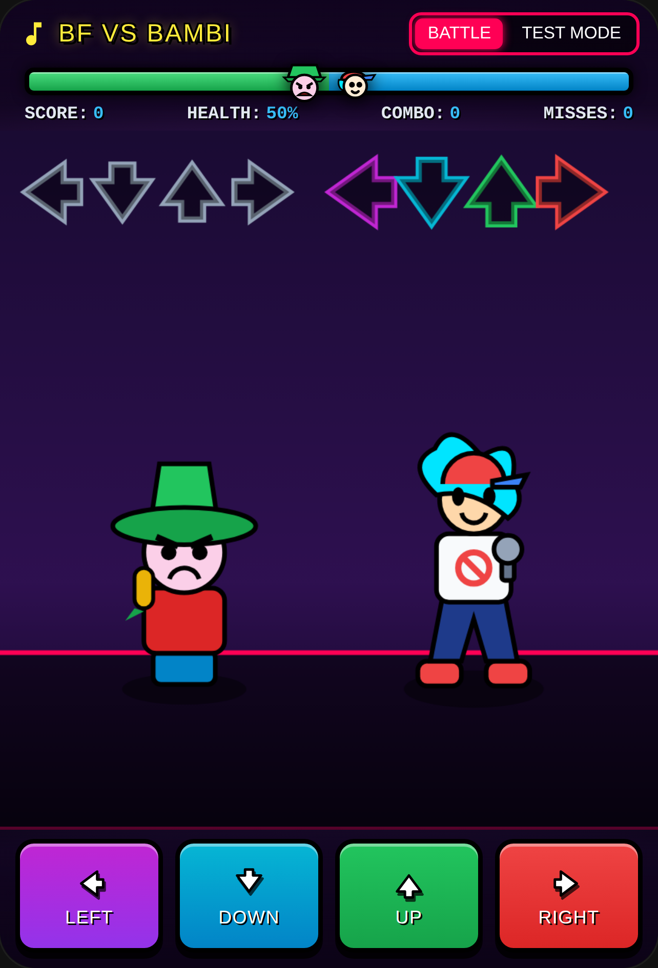 BF vs Bambi Test & Health Bar cover