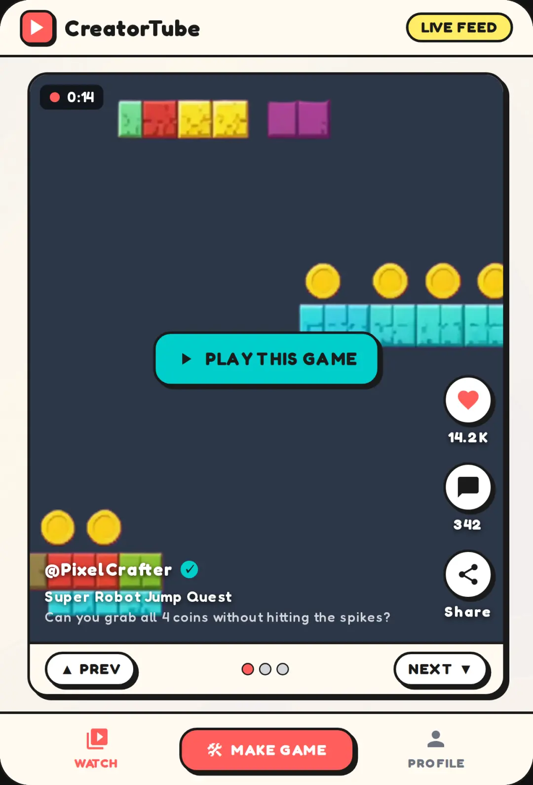 Creator Studio - Watch & Build Games cover