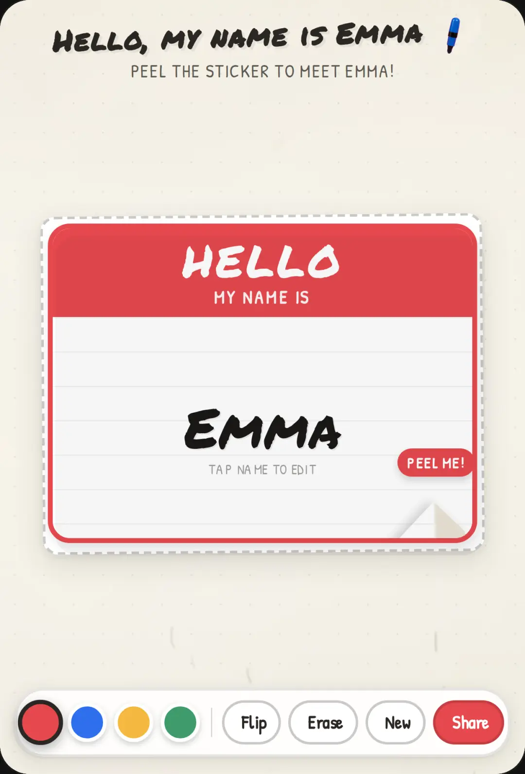 Hello, My Name is Emma cover