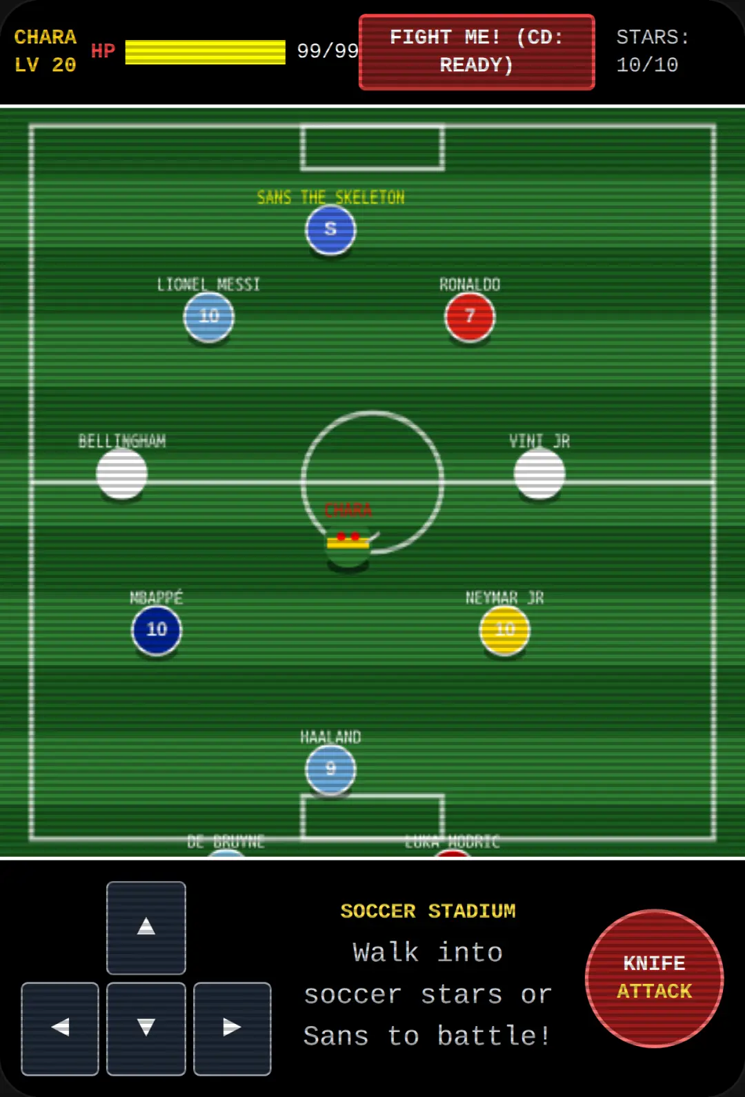 Chara Soccer Undertale cover