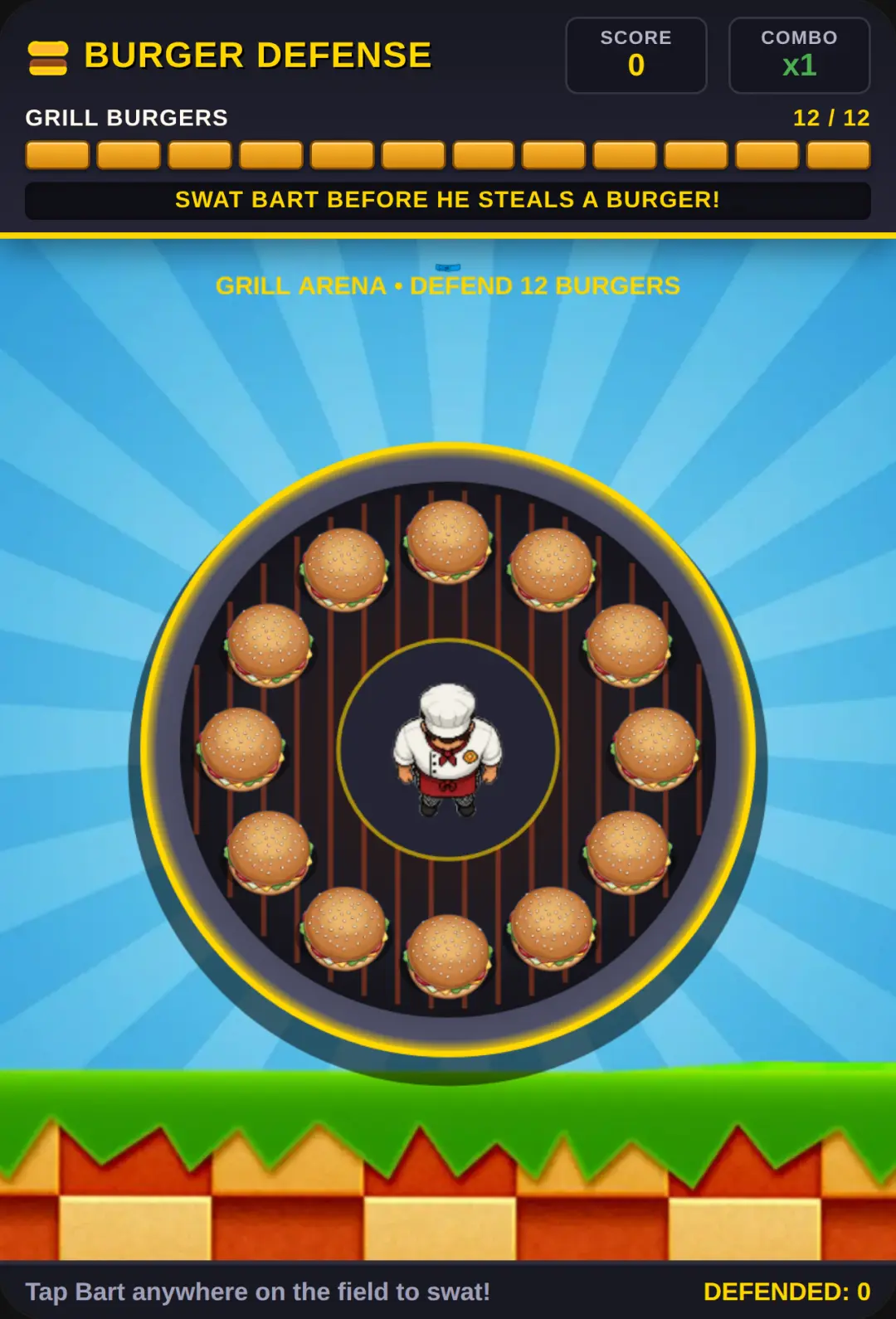 Hombre's Burger Defense cover