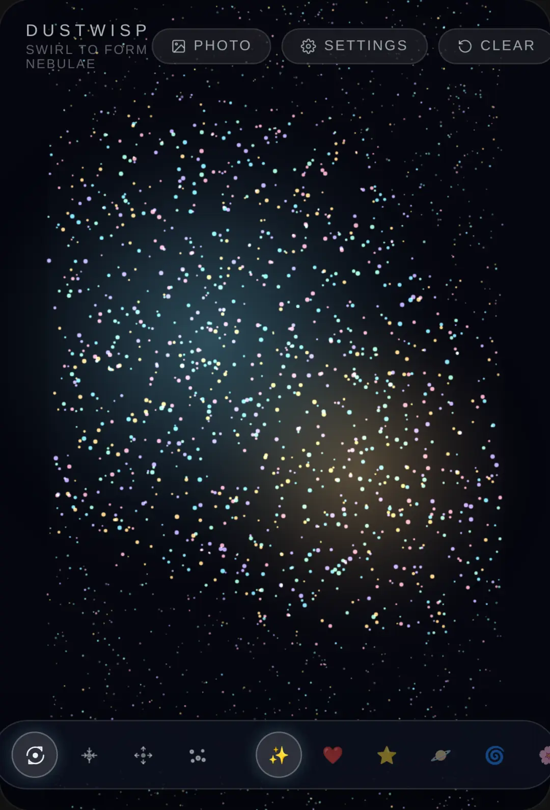 DUSTWISP — Peaceful Particle Simulator cover
