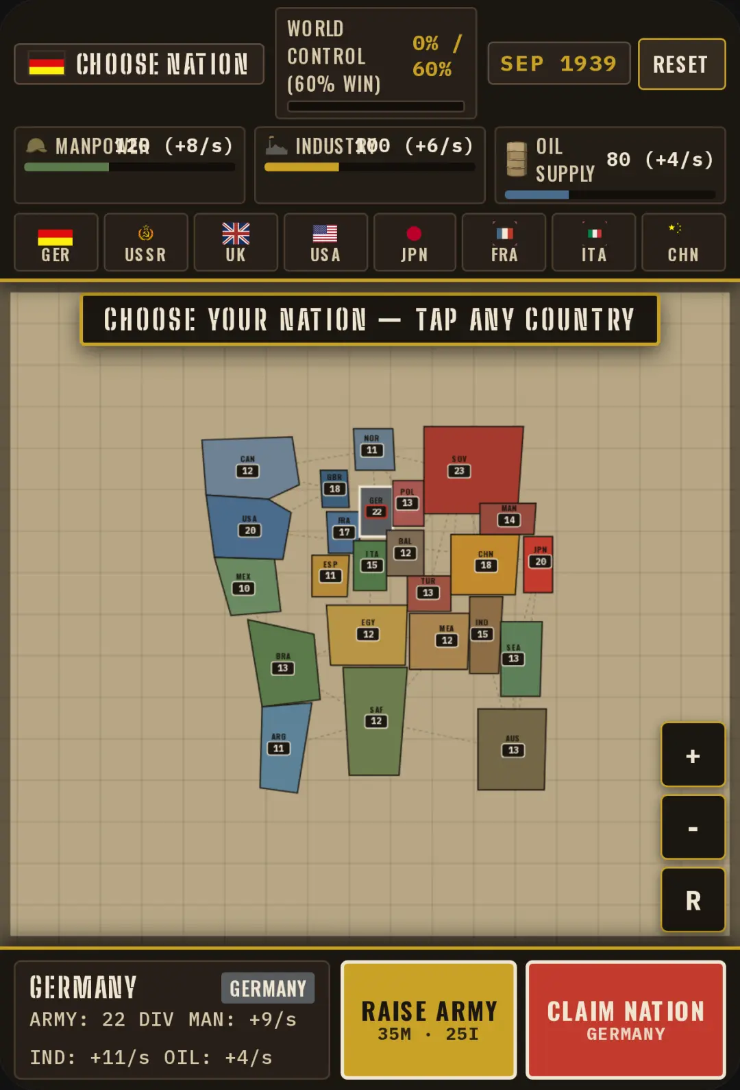 Simple WW2 war game cover