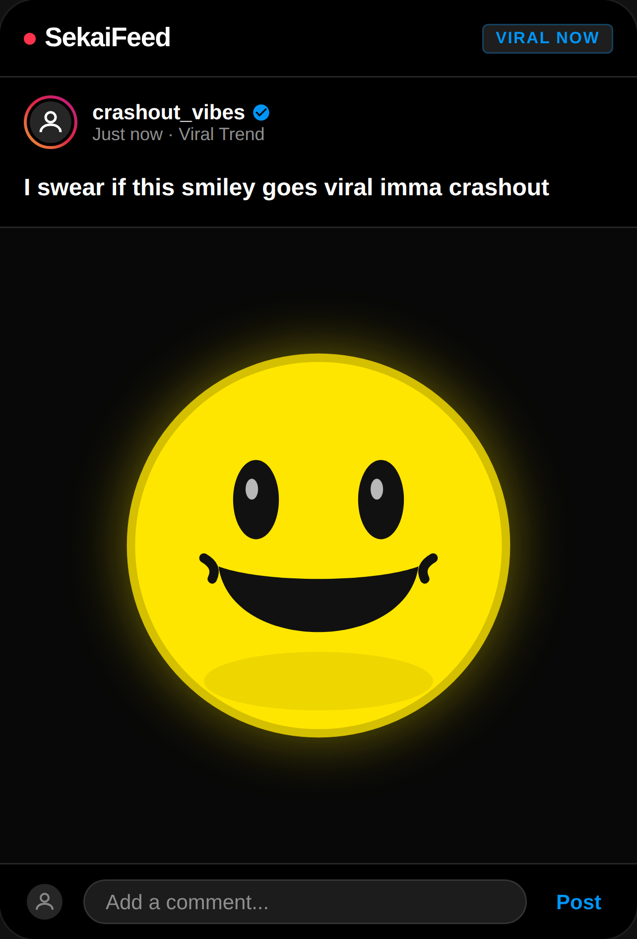 I SWEAR IF THIS SMILEY GOES VIRAL AND NOT MY OTHER GOOD GAMES- cover