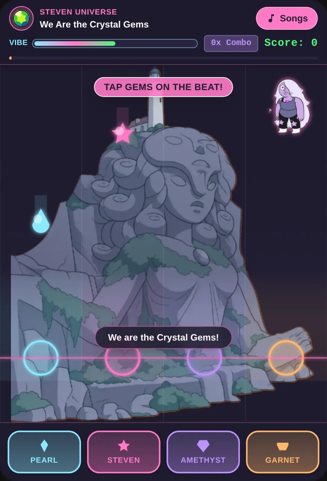 Steven Universe: Crystal Gems Rhythm Jam cover