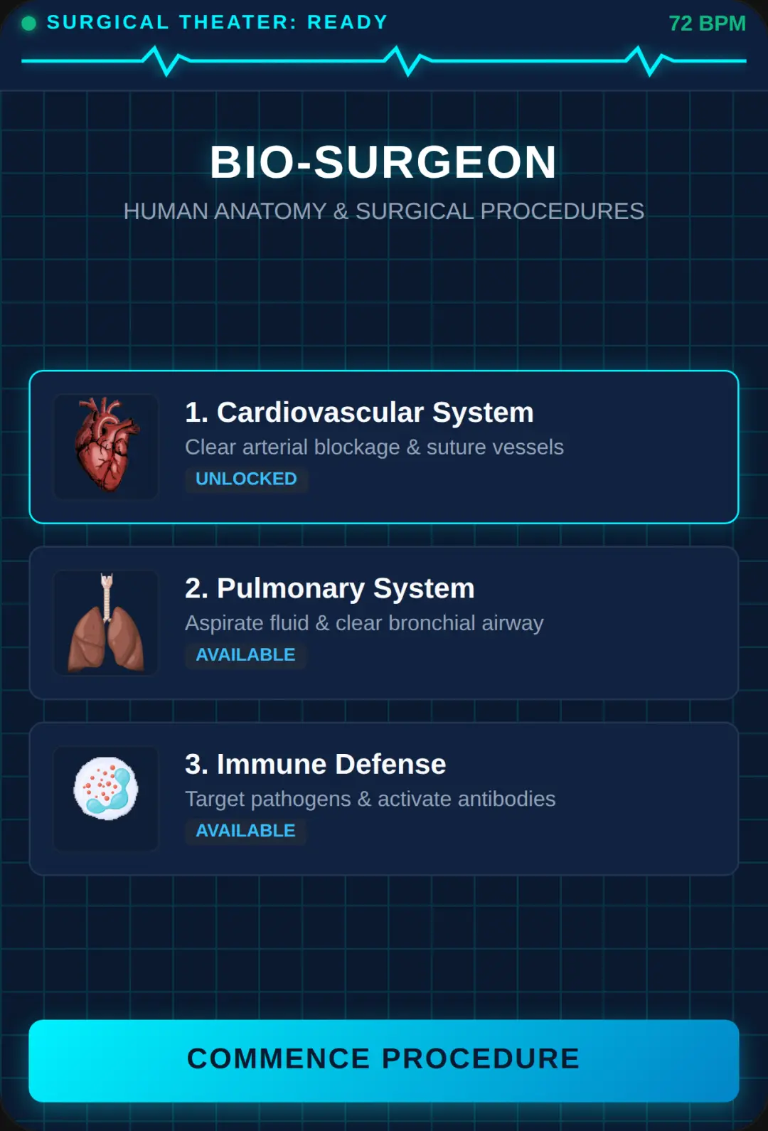 Bio-Surgeon: Anatomical Puzzle & Surgery cover