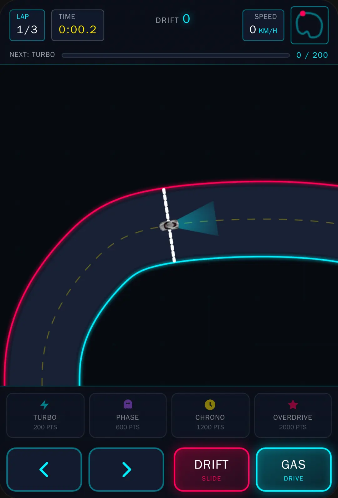 Neon Drift: Skill Overdrive hard to control try to beat 😈 cover