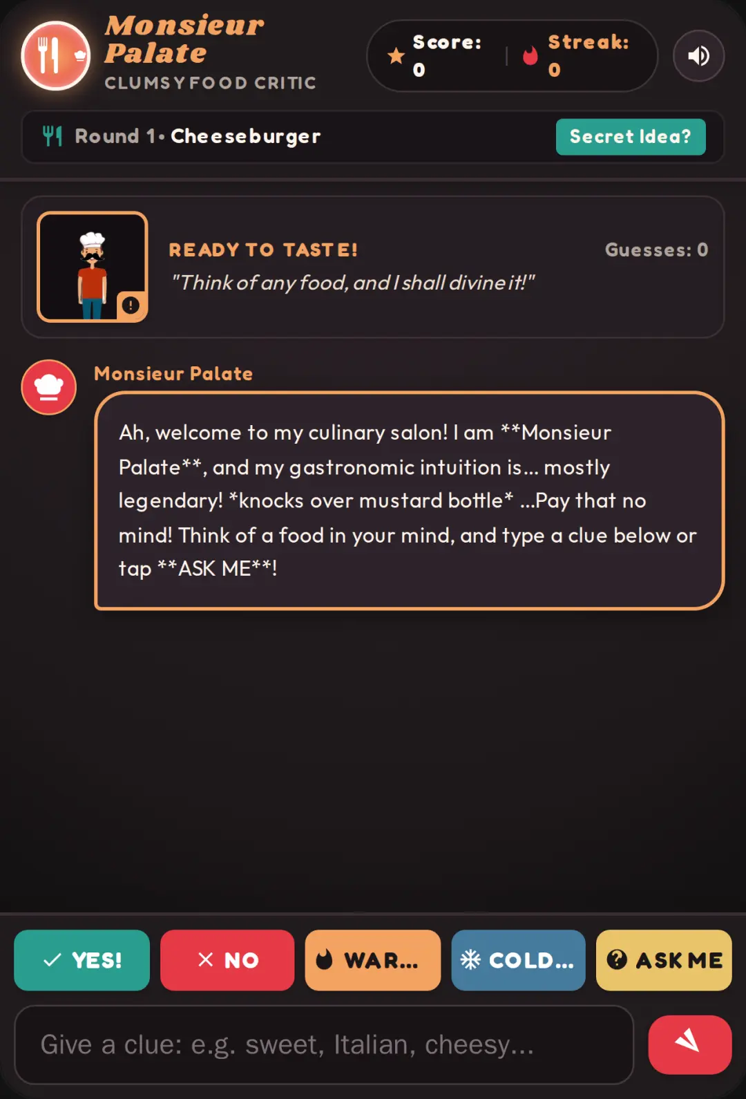Monsieur Palate: Clumsy Food Critic cover
