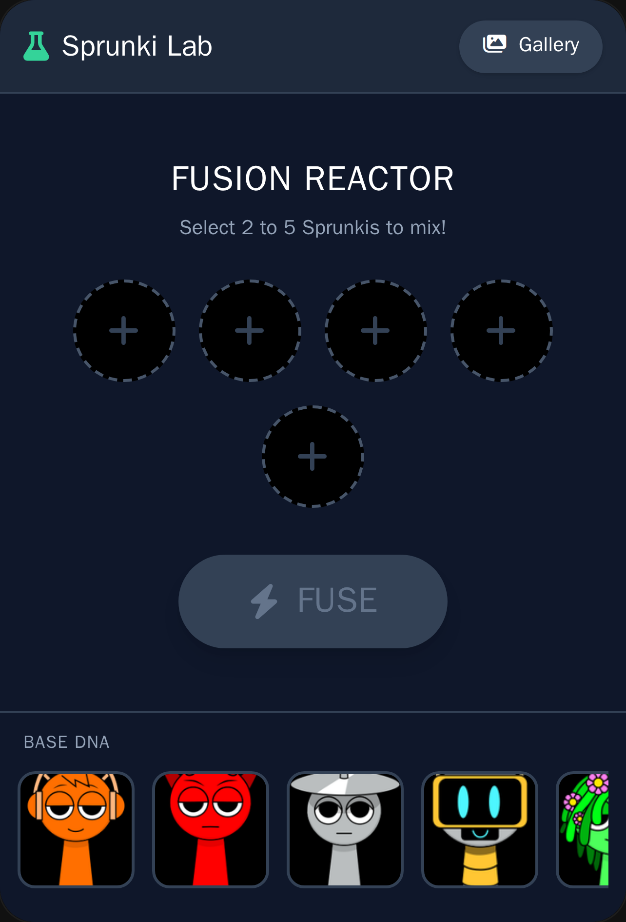 Sprunki Fusion Lab cover