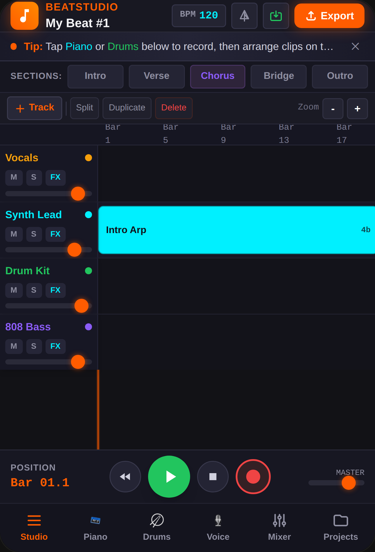 BeatStudio - Mobile Music Studio cover