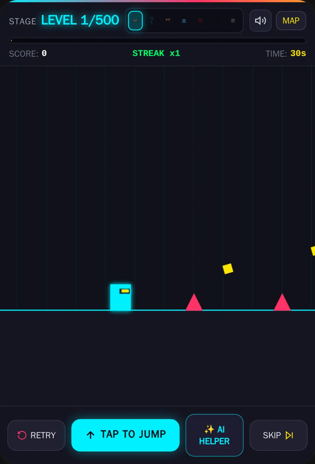 500 LEVELS ARCADE + AI HELPER cover