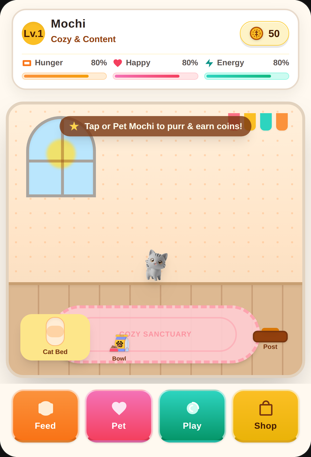 Cozy Cat Care & Room Decorator cover