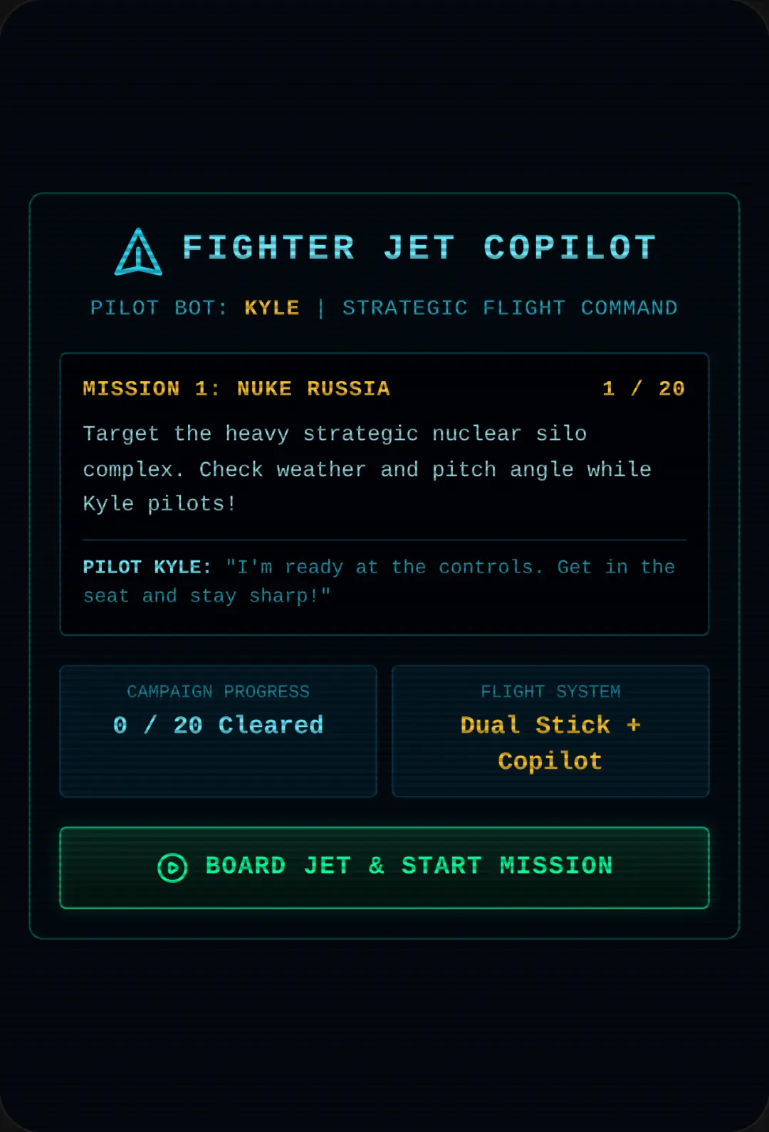 Fighter Jet Copilot Simulator cover