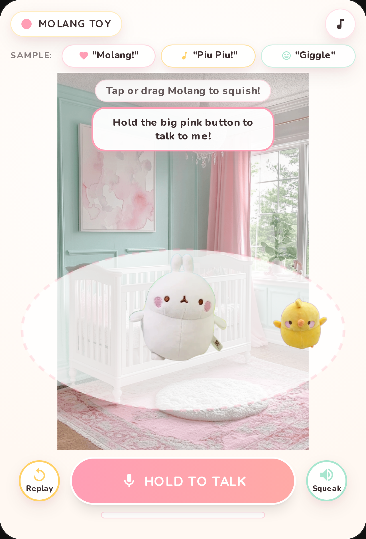 Molang Mimicking Plushie cover