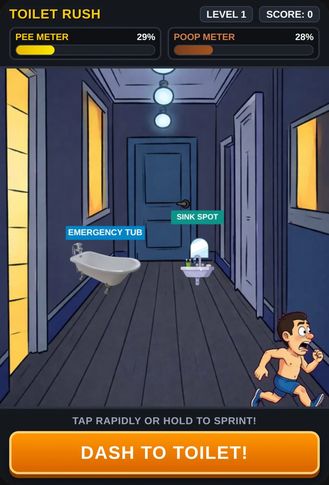 Toilet Rush: Panic Dash cover