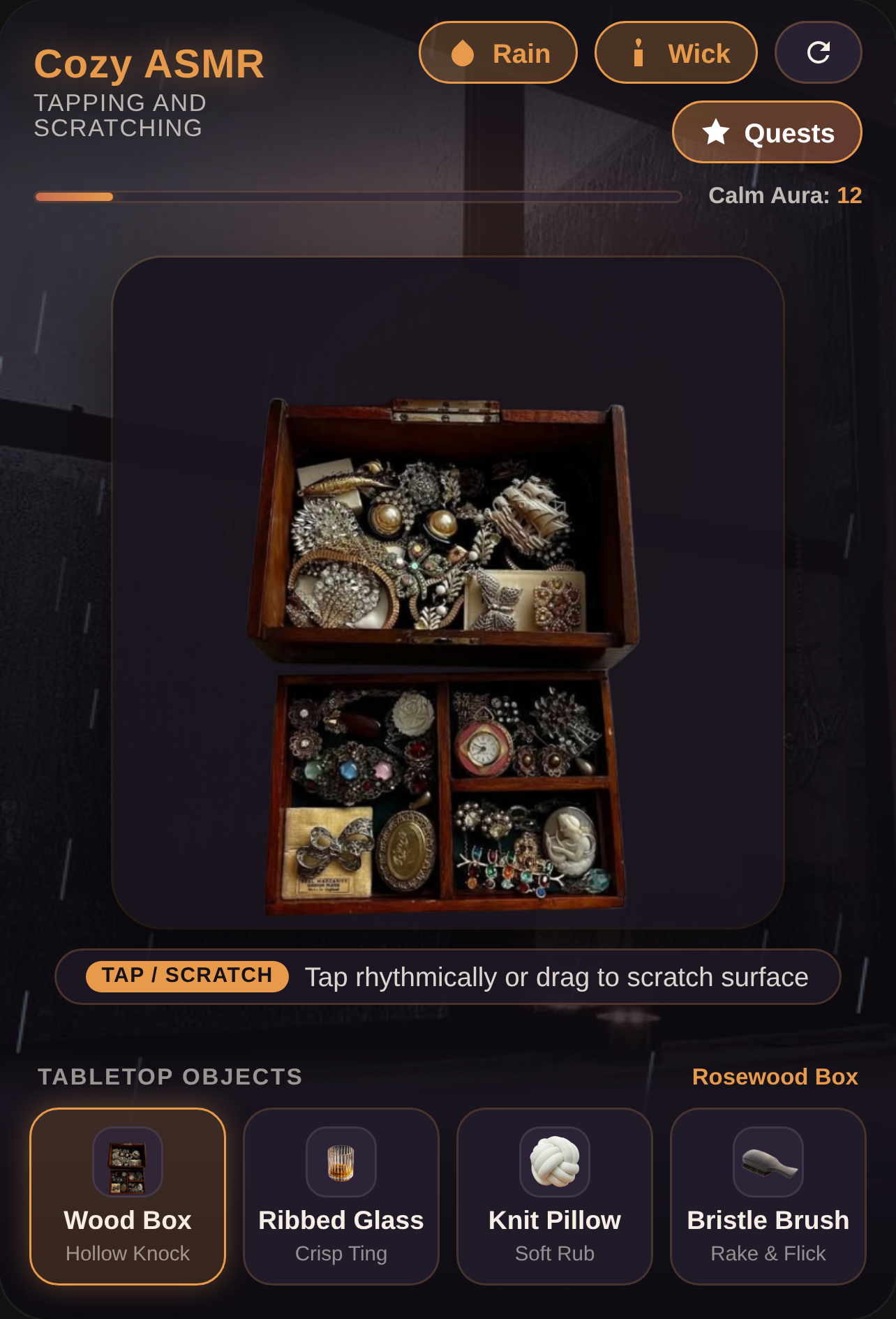 Cozy ASMR Bedroom — Tap and Scratch [limited time admin panels quest] cover