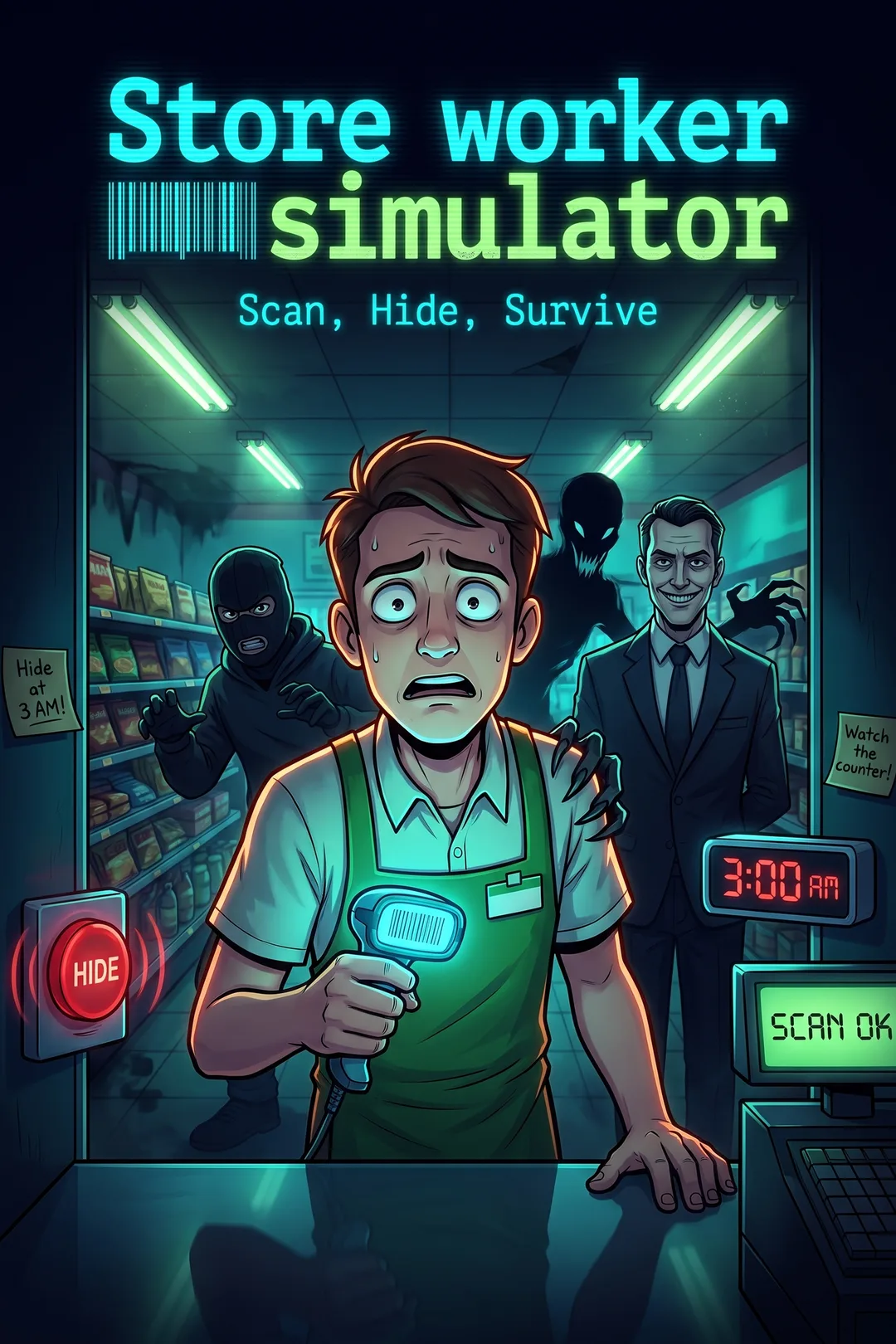 Store worker simulator