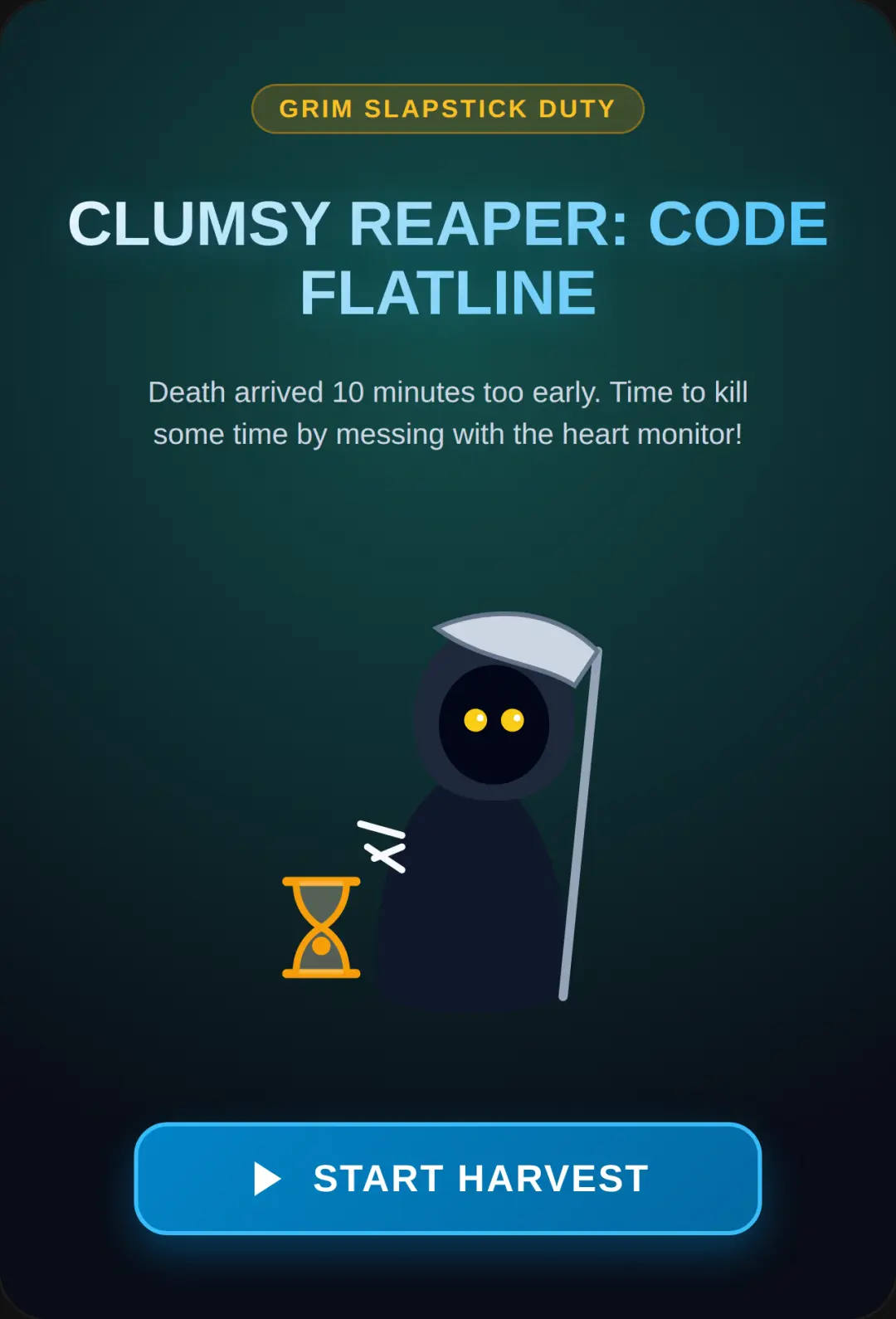 Clumsy Reaper: Code Flatline cover
