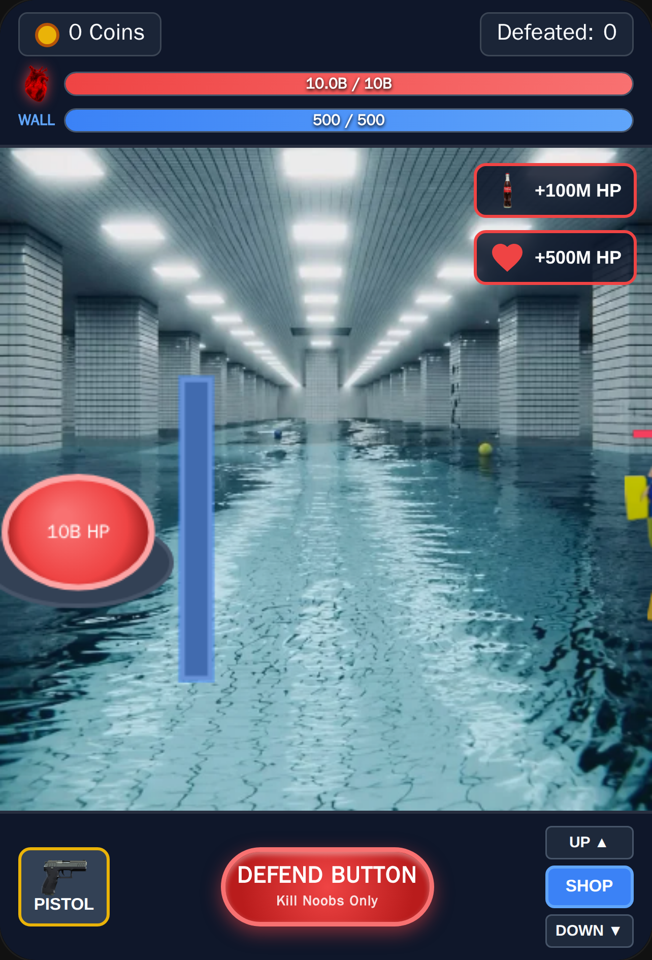 Button Defense: Poolroom Survival cover