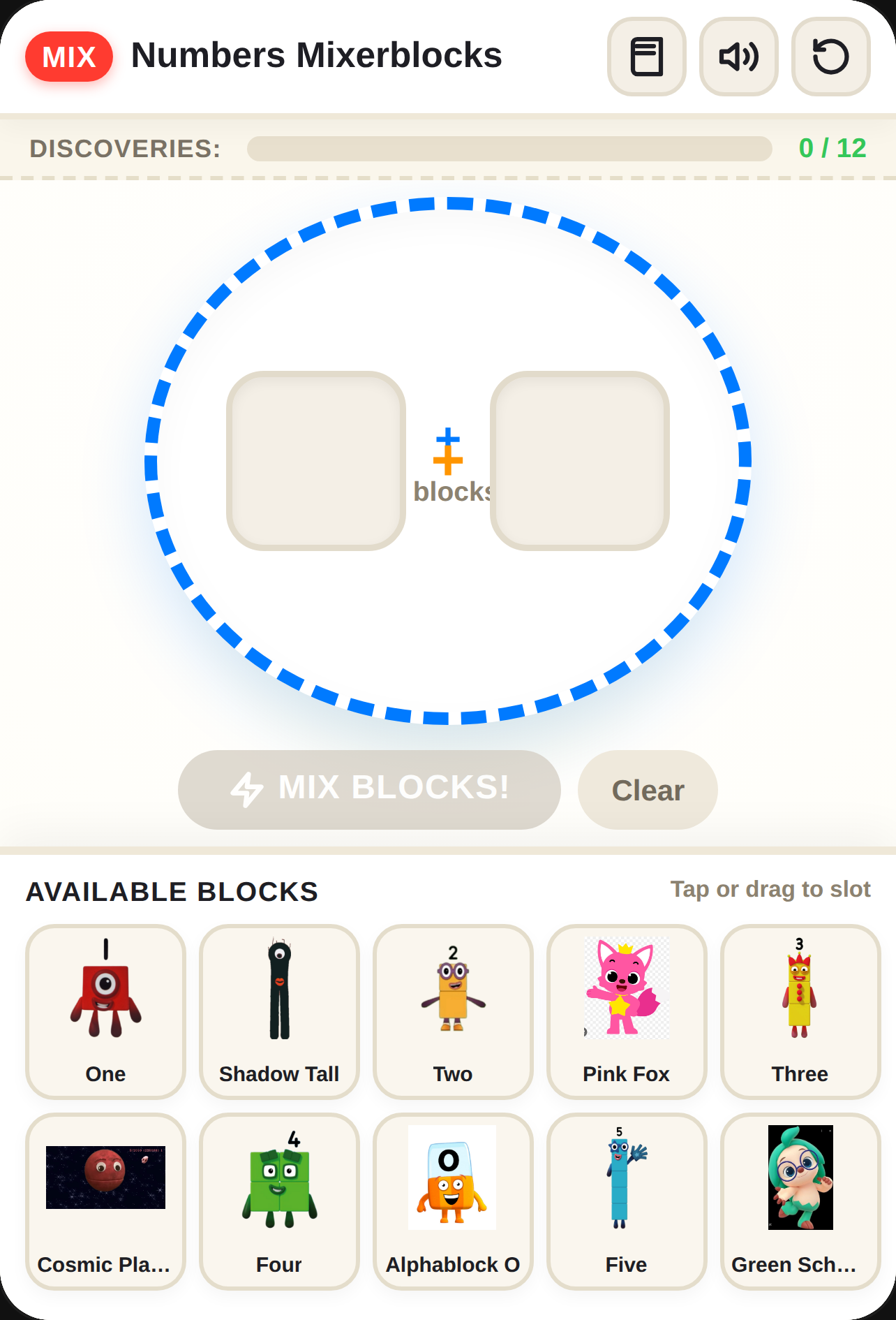 Numbers Mixerblocks cover