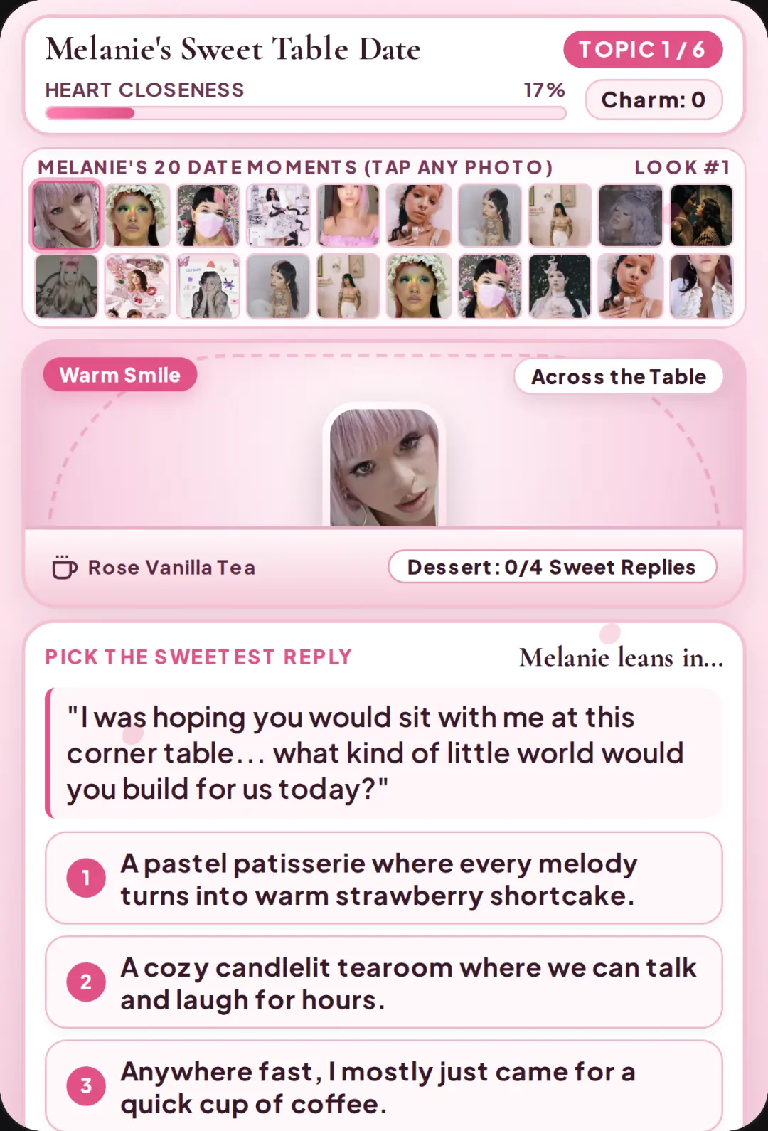 Melanie's Sweet Patisserie Date come with Melanie she loves you 🌸💅🏻 cover