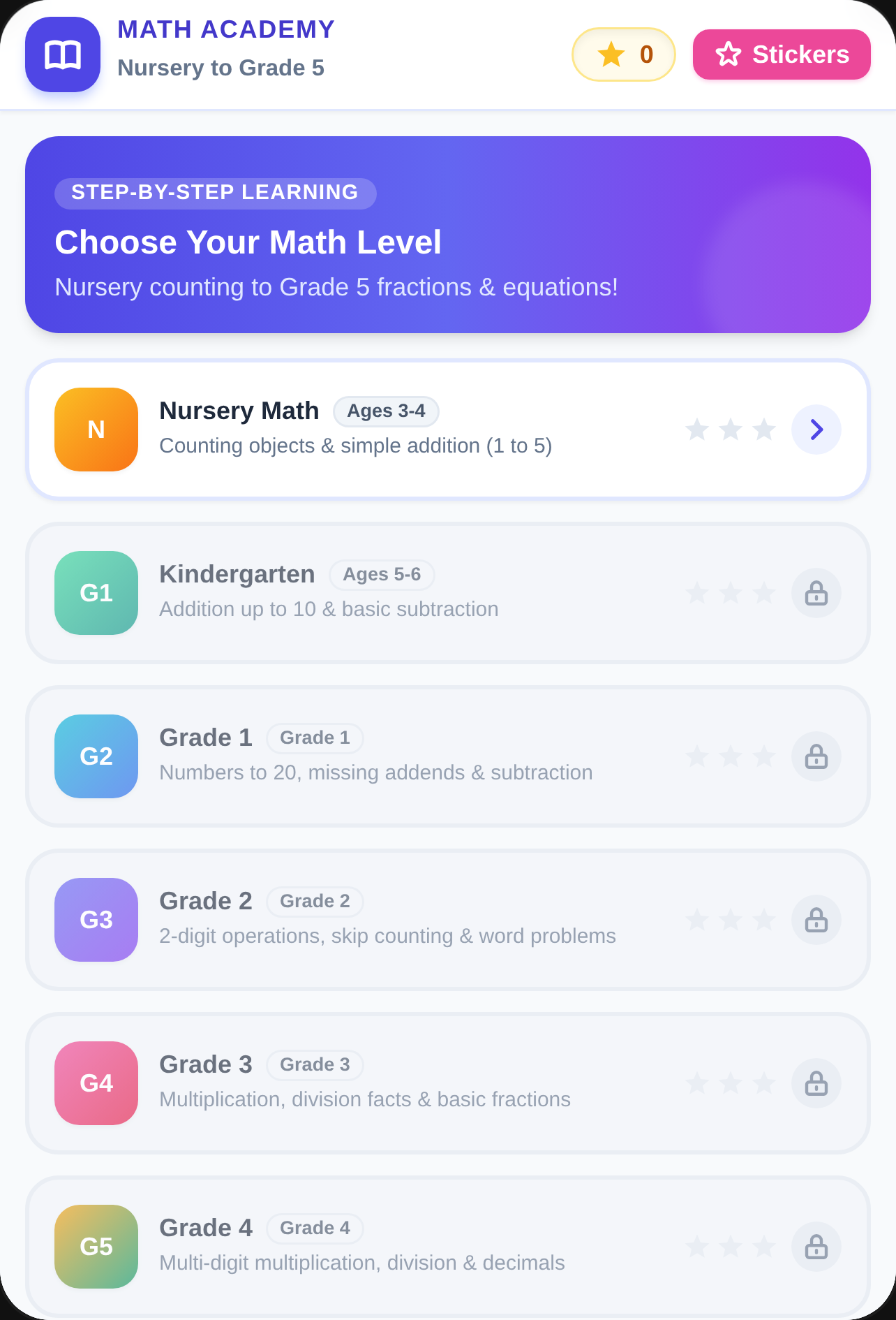 Math Explorer: Nursery to Grade 5 cover